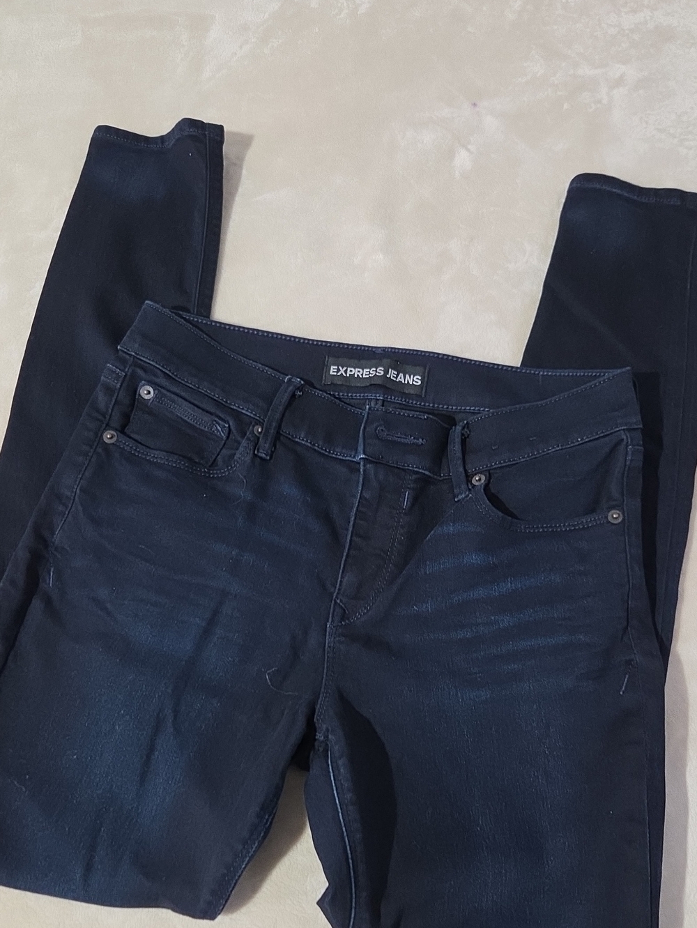 Express Women's Navy Skinny Jeans